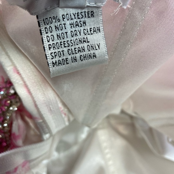 Madison James Special Occasion pink floral mini dress - Picture 12 of 16